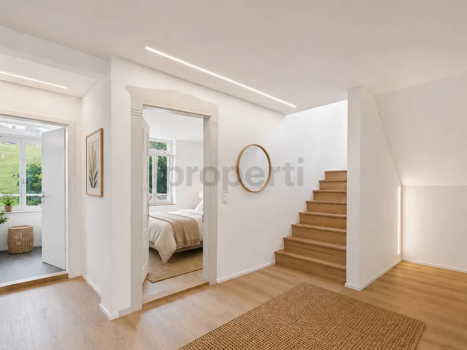 Modern 4.5-room maisonette with balcony, Rheineck
