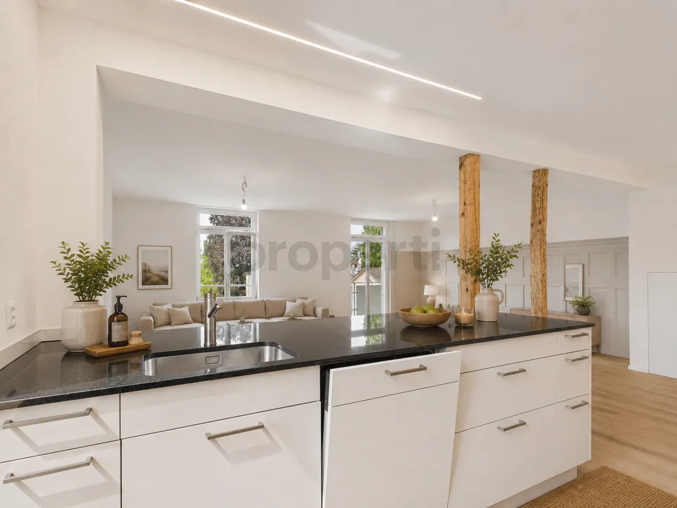 Modern 4.5-room maisonette with balcony, Rheineck