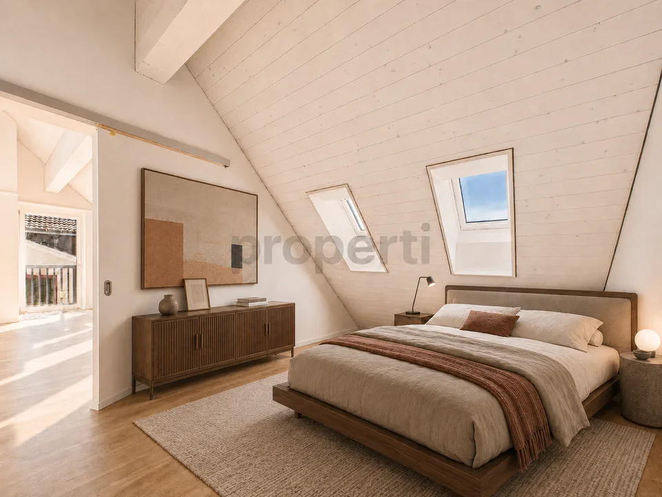 Première occupation : Appartement galerie exclusif de 4,5 pièces avec une hauteur sous plafond impressionnante