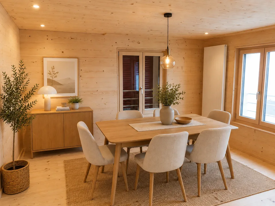 Maisonette moderne avec balcon ensoleillé à Herisau