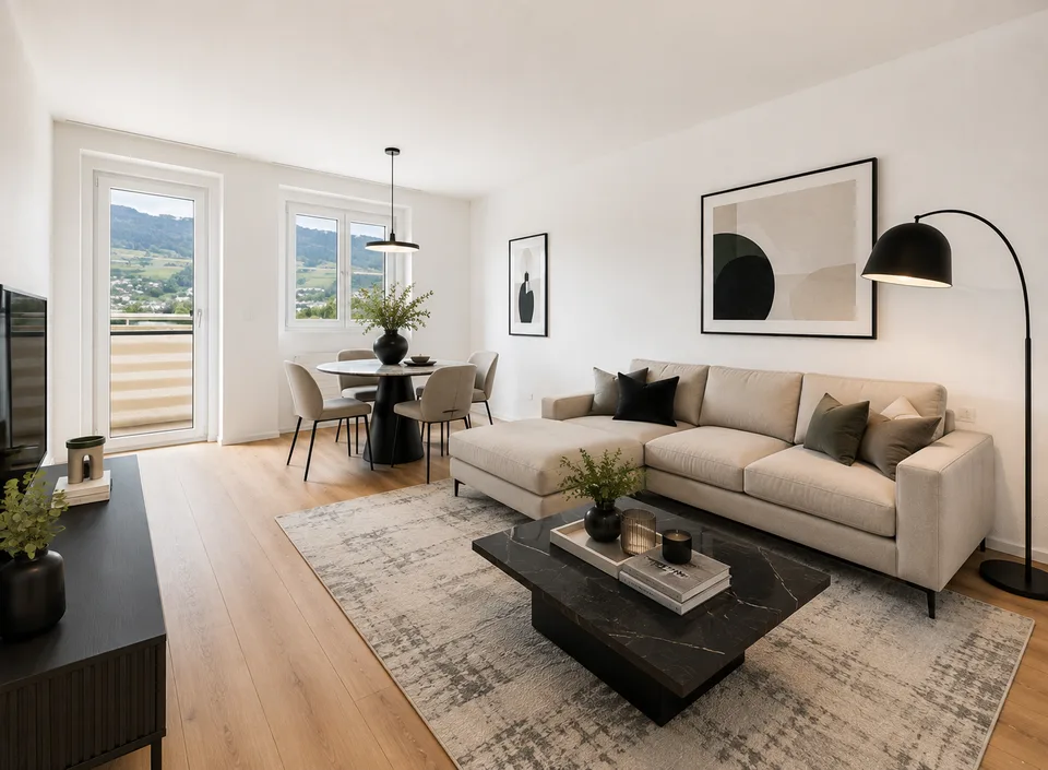 Hochwertig sanierte 3.5-Zimmer-Wohnung im Erstbezug