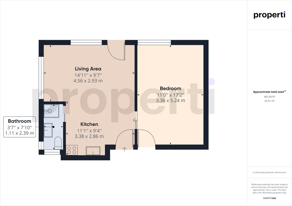 Appartement meublé 2 pièces à Schliern près de Köniz