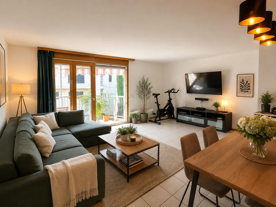 Elegante 4.5 locali a Lugano -  posizione strategica e ideale per famiglie
