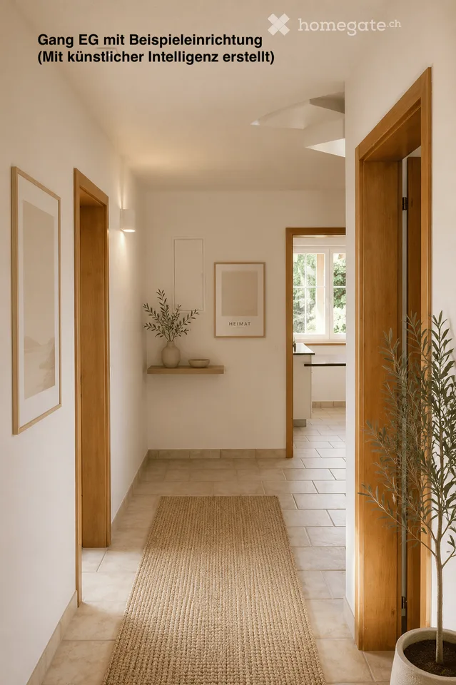 Idyllisches Wohnen im Grünen – 6.5-Zimmer-Haushälfte auf dem Bauernhof