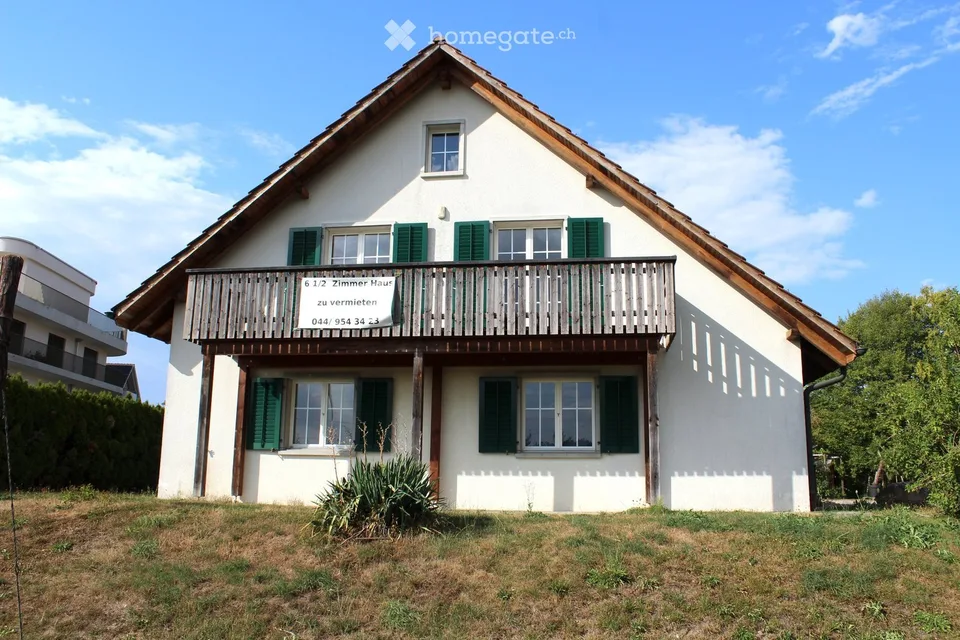 Idyllisches Wohnen im Grünen – 6.5-Zimmer-Haushälfte auf dem Bauernhof
