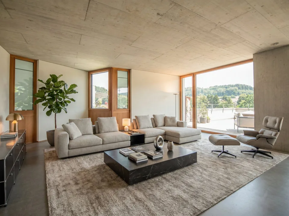 6.5-room attic maisonette with two terraces – living like in your own house