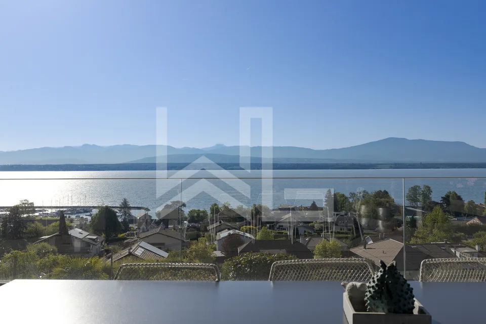 Proprietà contemporanea di eccezione - Vista panoramica sul lago