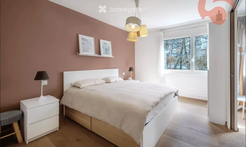 Elegant 3.5-room apartment (100 m²) with private garden - Chailly Lausanne