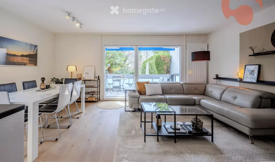 Elegant 3.5-room apartment (100 m²) with private garden - Chailly Lausanne