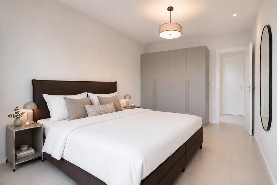 Moderne 2 1/2 Zimmer-Ferienwohnung mit grossem Pool an attraktiver Lage in Ascona