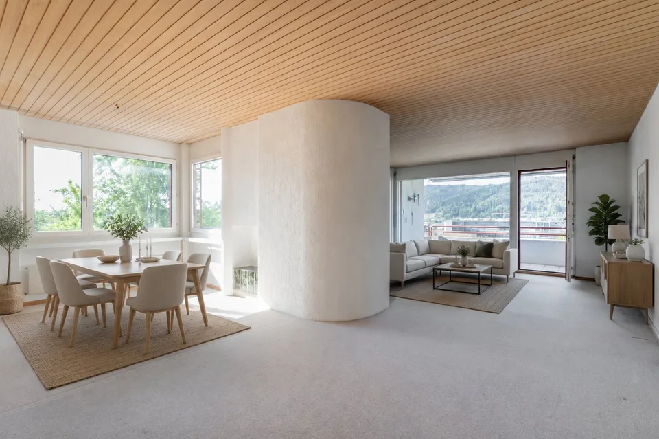 Zentrale 4.5-Zimmerwohnung in Wettingen mit viel Licht und Aussicht