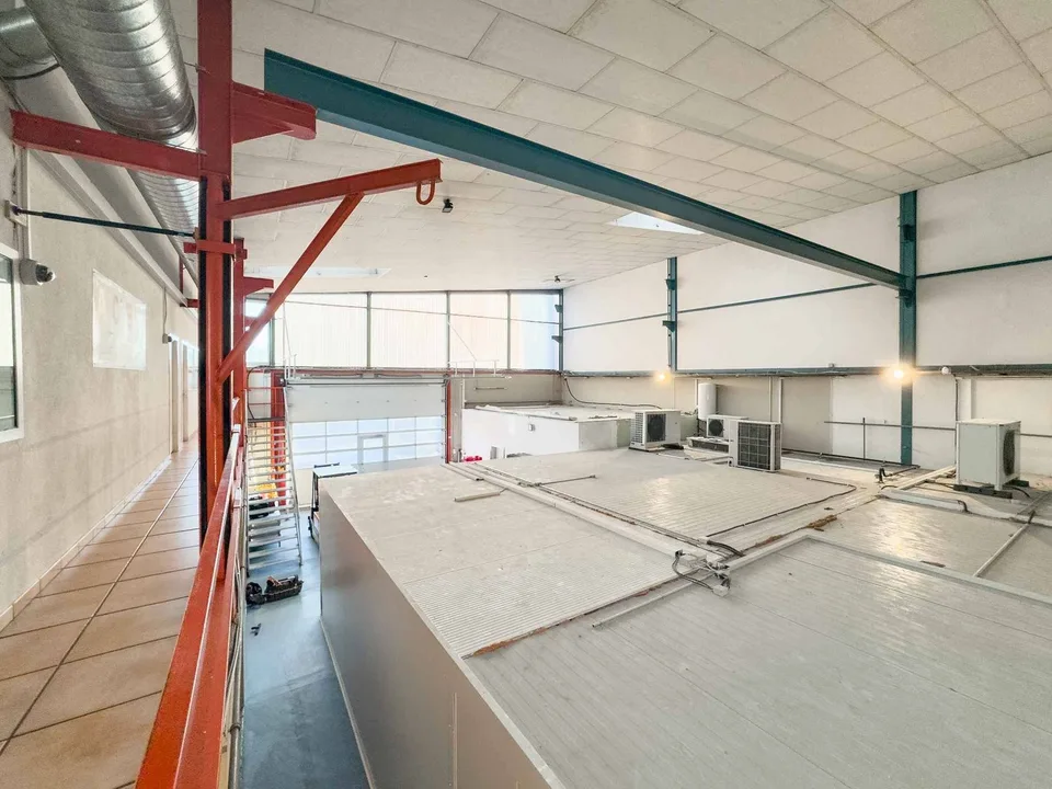 Atelier/Logistik mit großer Höhe und Mezzanine Meyrin