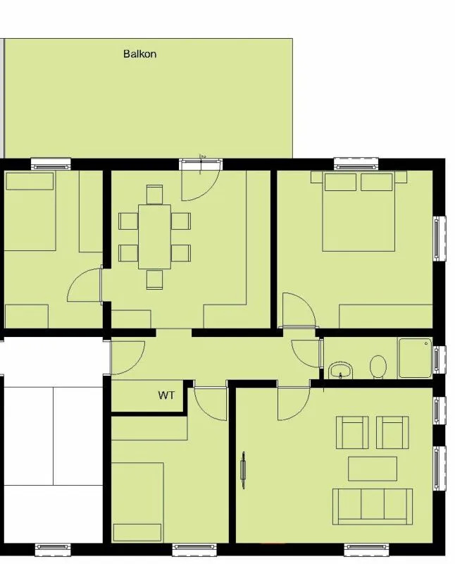 Appartement 4.5 Pièces en Centre-Ville
