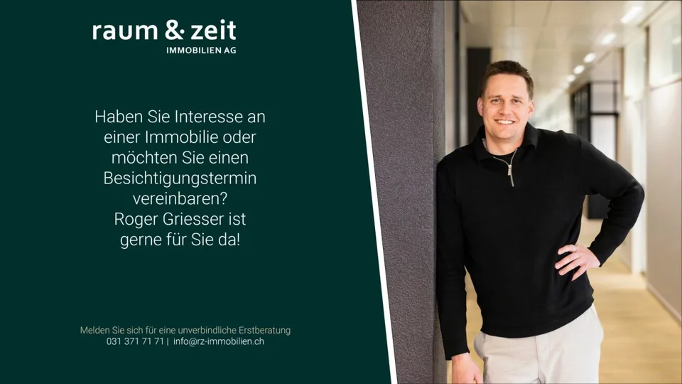 Grosszügige 3.5-Zimmerwohnung an Top-Lage | 94 m² | 2 Bäder | Balkon | Keller | Parkplatz