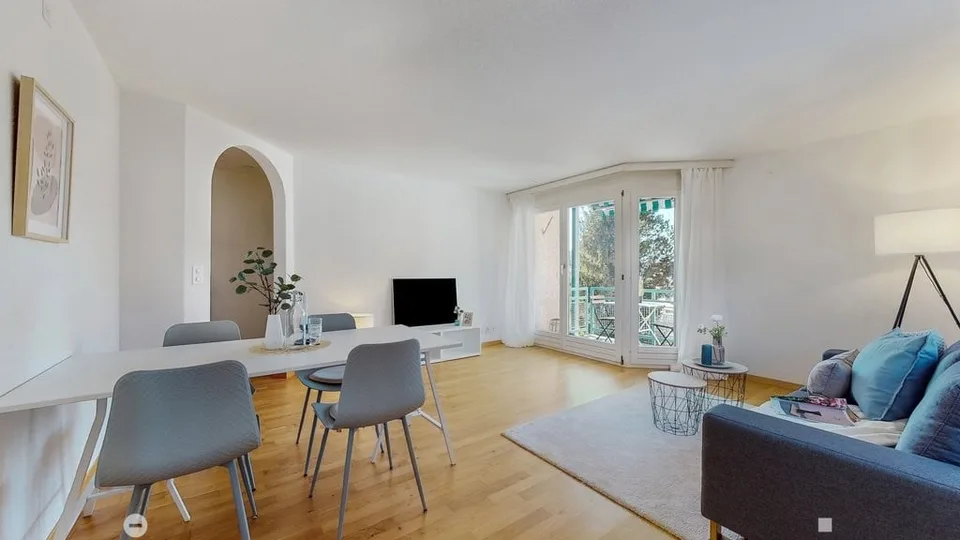Perfekt für den Sommer - Parterrewohnung in Matten
