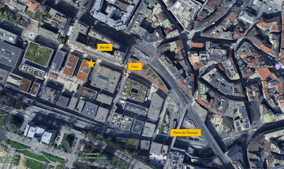 Einkaufsarkade von 150 m² im Herzen von Lausanne