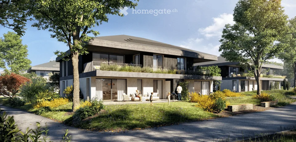 Appartement neuf de 3.5 pièces avec balcon et garage à Le Mont-sur-Lausanne