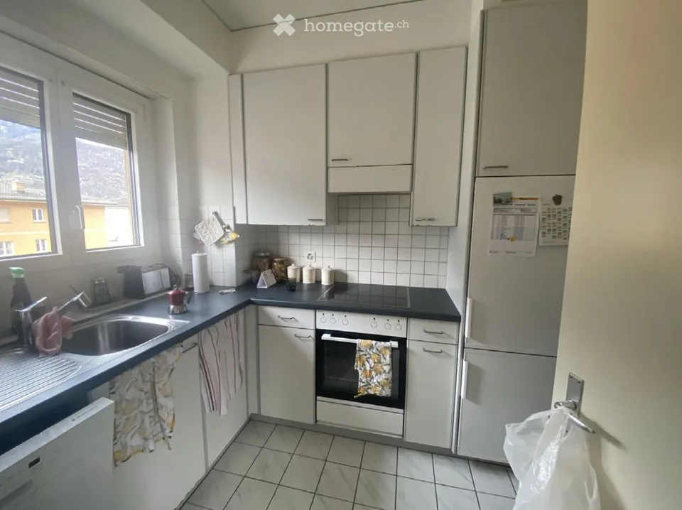 3,5 pièces appartement lumineux et stratégique à Bellinzona. À partir du 1 août