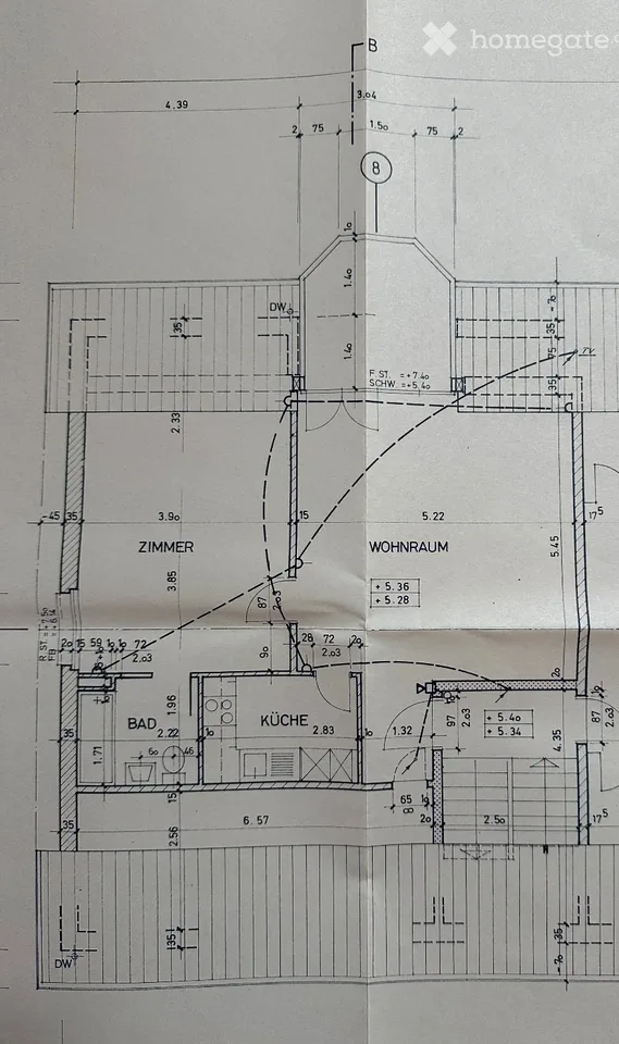 Helle 2½-Zimmer-Dachwohnung in Kilchberg