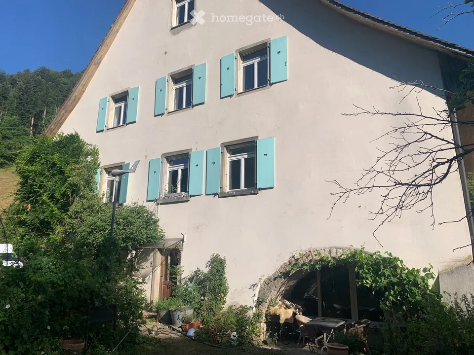 7-Zimmer-Wohnung in Hausgemeinschaft in Beinwil SO m. Garten