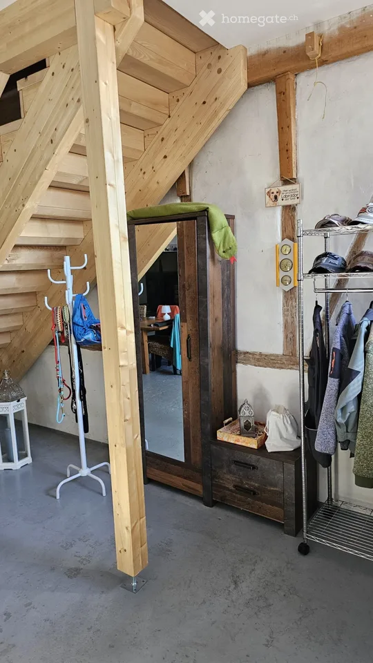 Moitié de maison de ferme maisonnette avec galerie et loft