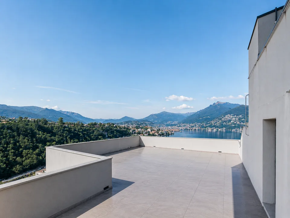 Außergewöhnliche 3.5-Zimmer-Wohnung mit Seeblick in Pazzallo