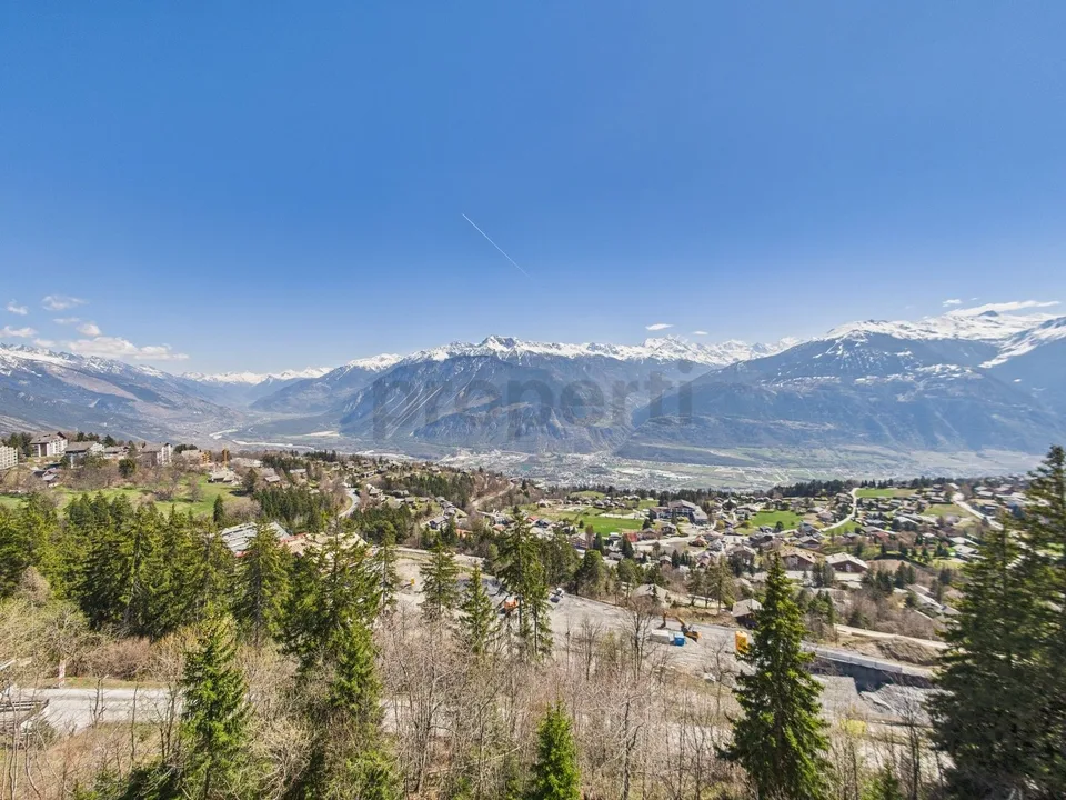 Appartement 3.5 Zimmer in Crans-Montana, nahe der Seilbahn und mit außergewöhnlichem Blick