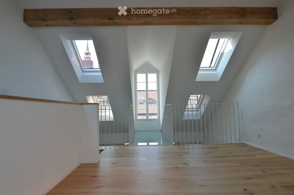 Living in the old town, renovated 3.5-room maisonette apartment with terrace