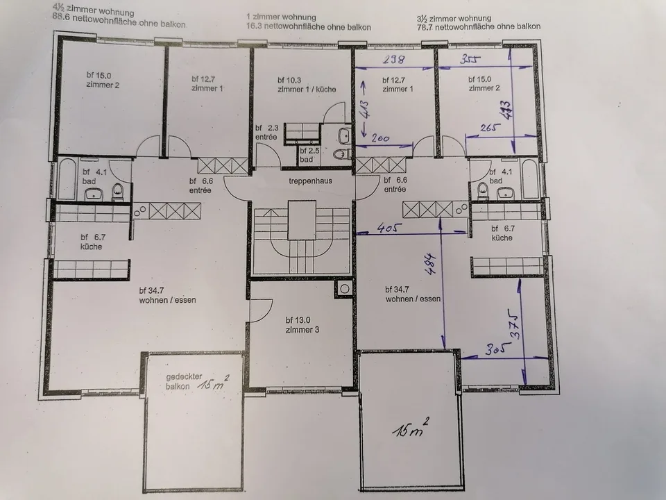 schöne 3.5 Zi. Wohnung mit grosser Terrasse