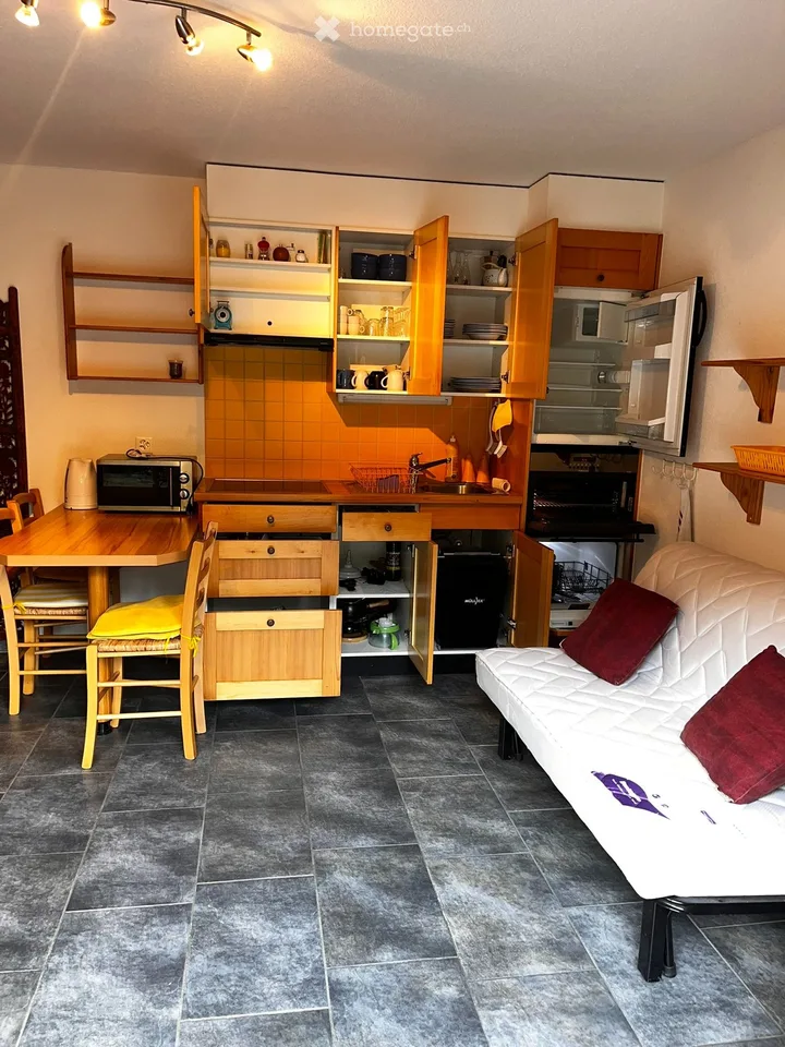 Studio of 2.5 rooms in Ovronnaz, available immediately