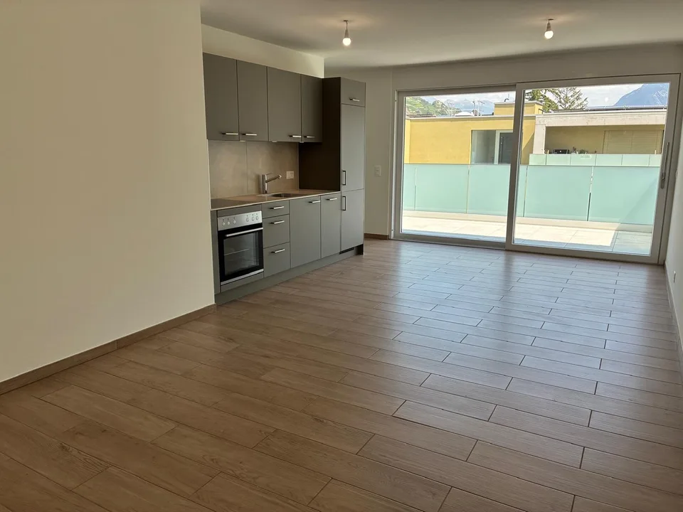 Attique – Neuf – Place de parc intérieure – Grand balcon