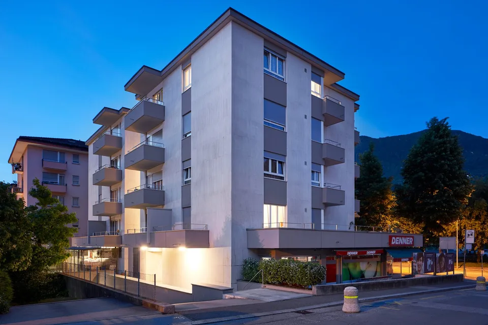 Studio with terrace in Lugano