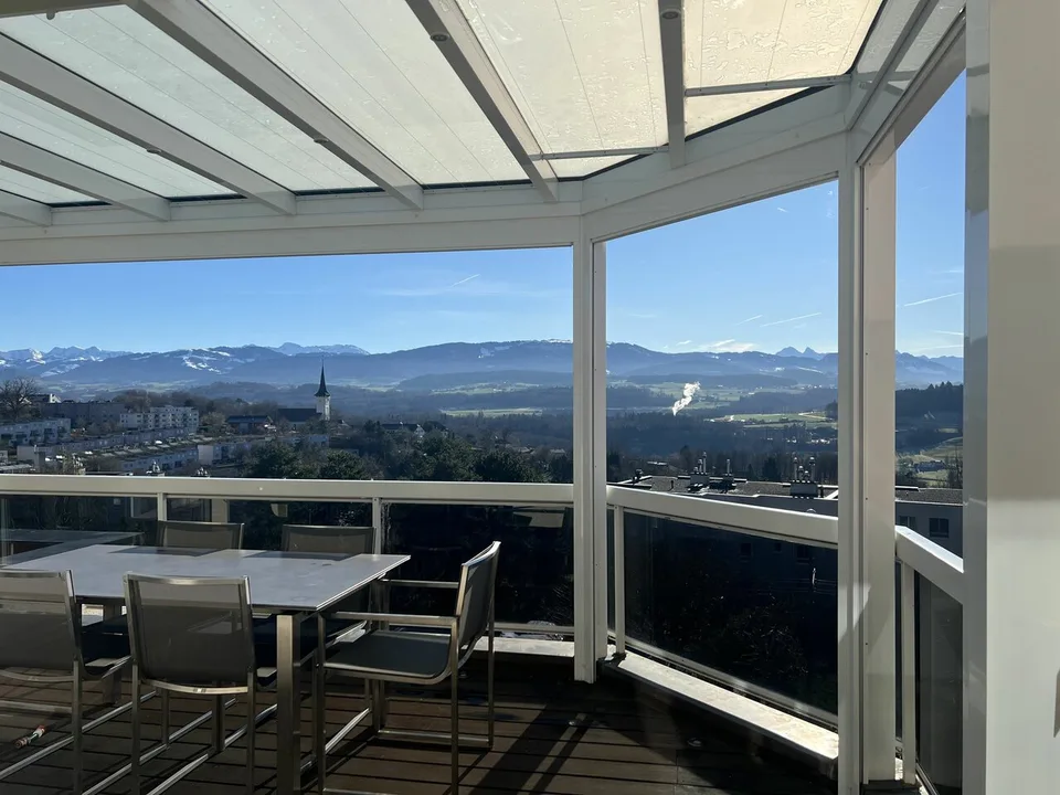 Un attico d'eccezione con vista panoramica