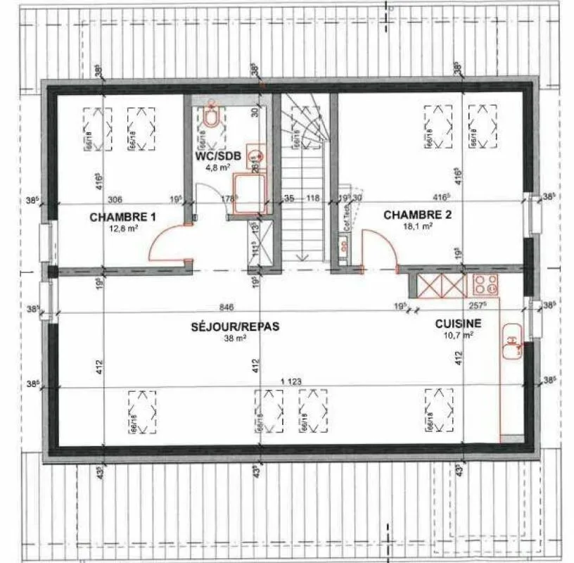 Appartement 3.5 pièces à Villarepos