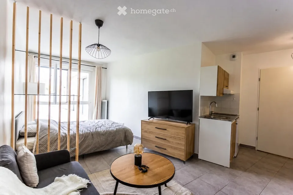 Charmant studio meublé de 32 m² au cœur de Genève