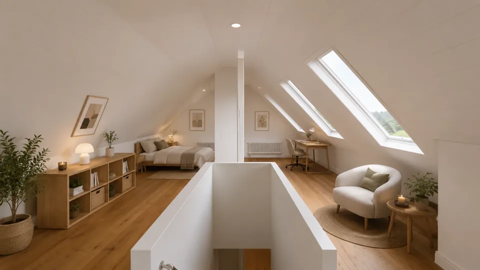 4-5½ room maisonette attic apartment