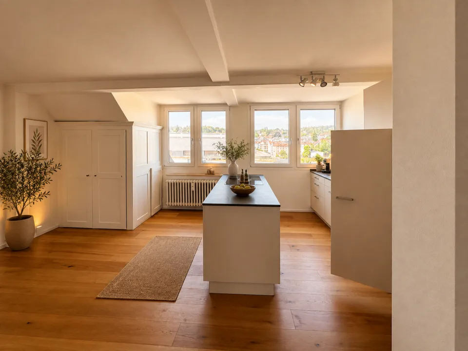 4-5½ room maisonette attic apartment