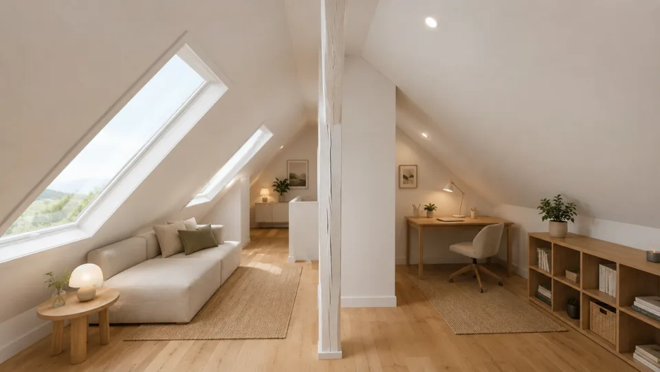 4-5½ room maisonette attic apartment