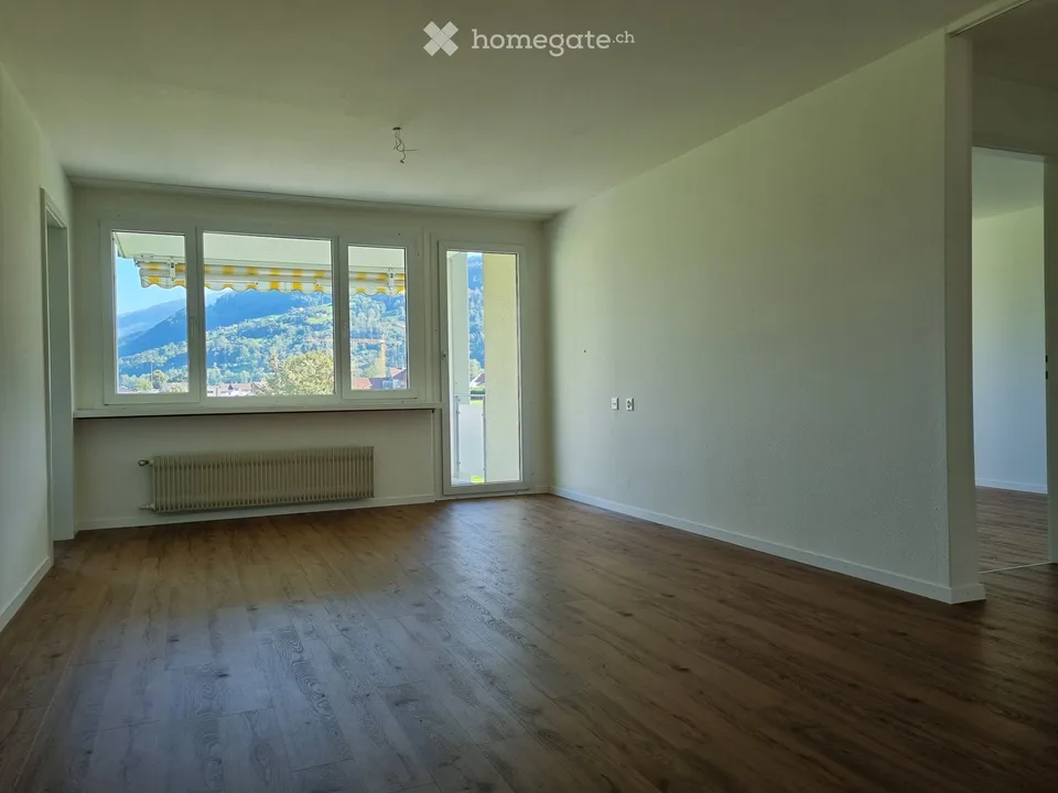 Appartamento di 4 locali ristrutturato di recente, con vista sul verde