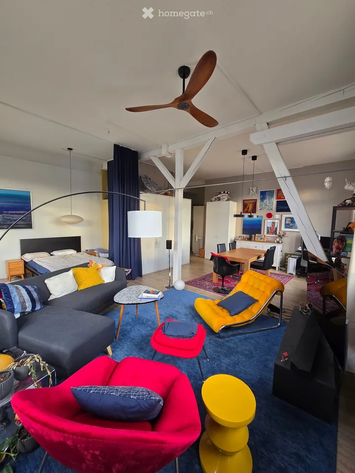 Charmantes 1.5-Zimmer-Loft in Niederglatt ZH – sofort verfügbar