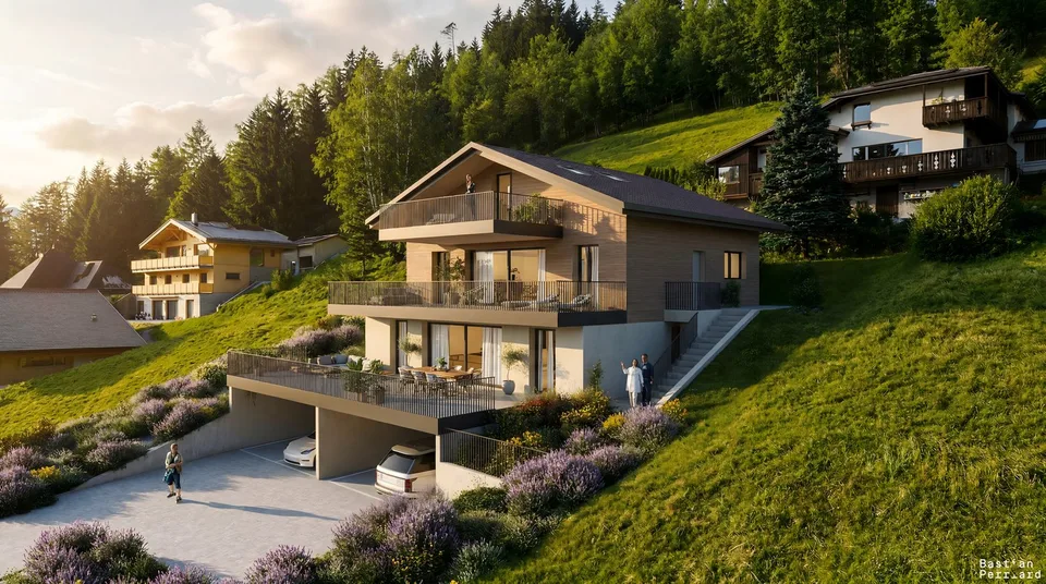 Promotion Les Gastlosen - 5.5 pièces en attique - Crésuz