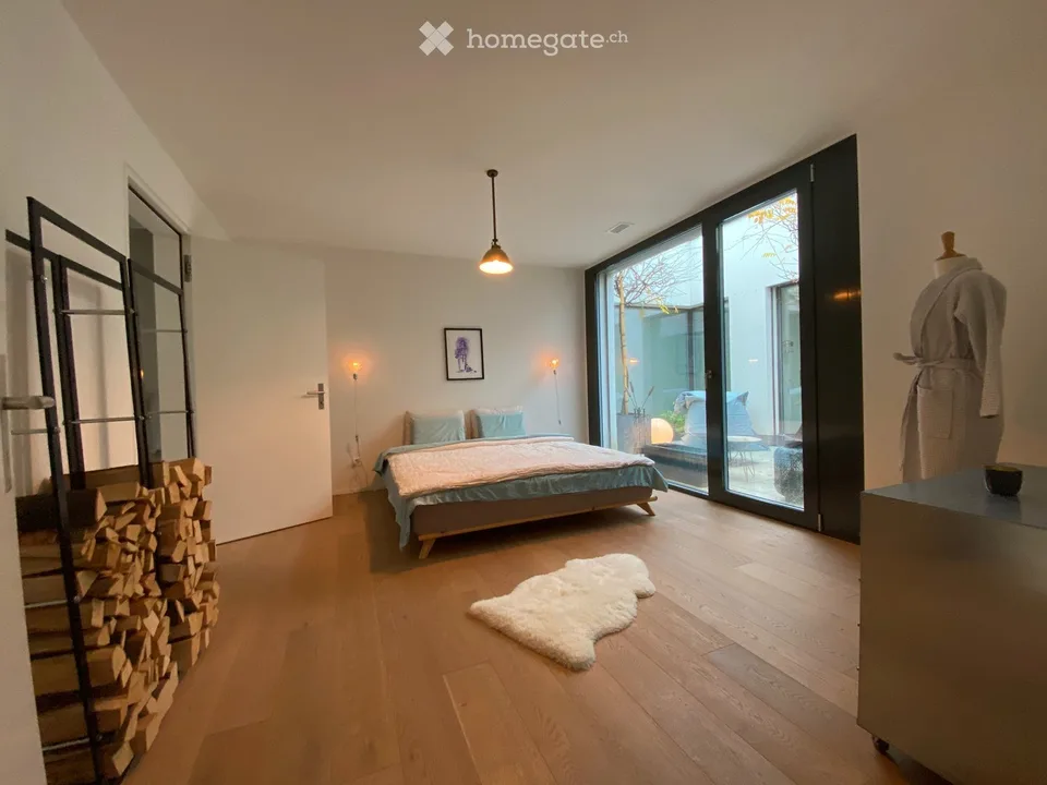Apartment with garden seating area