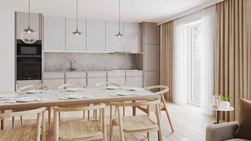 Appartement de 3.5 pièces avec balcon et vue sur le Jura