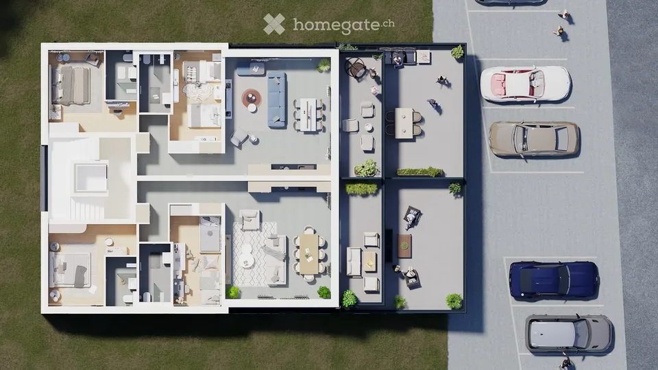 Neue 3.5-Zimmer-Wohnung mit Panoramablick in Arbaz