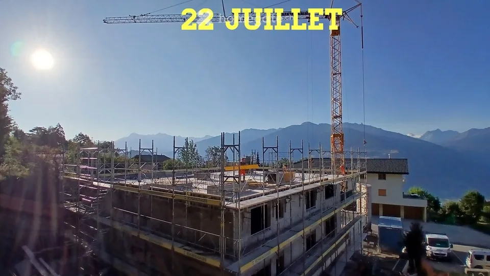 Neue 3.5-Zimmer-Wohnung mit Panoramablick in Arbaz