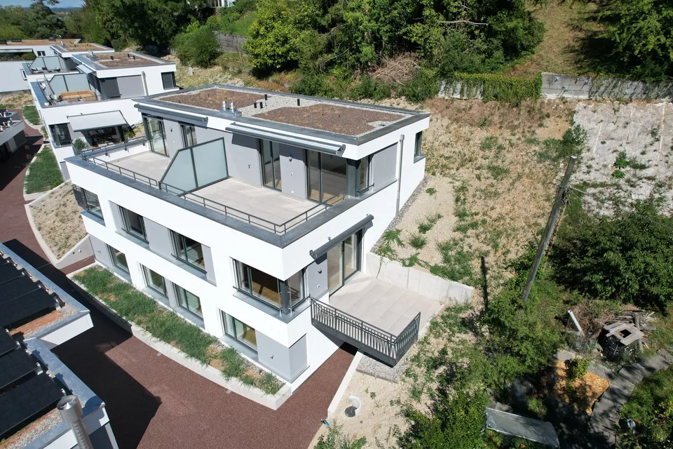 4.5-Zimmer-Doppeleinfamilienhaus an privilegierter Hanglage