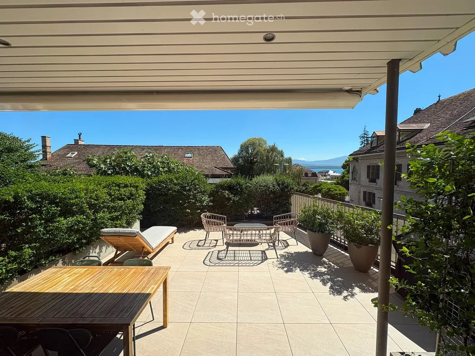 Magnificent 3.5-room apartment with 36m² terrace and Mont-Blanc view