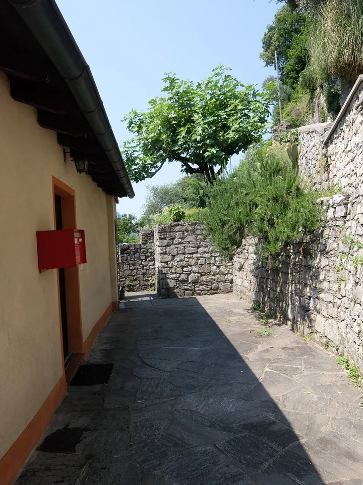 Si affitta a Gandria straordinario appartamento con giardino e vista lago