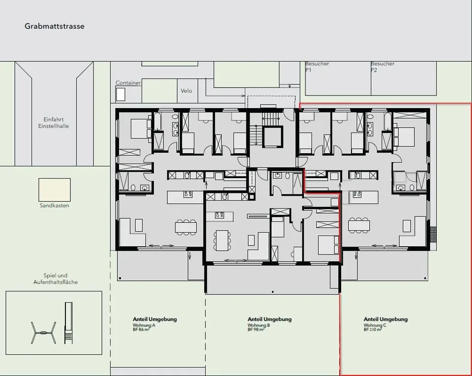 Exklusive Neubauwohnung mit privatem Garten