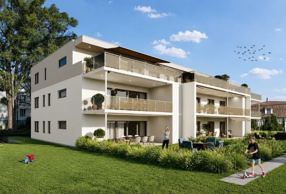 Exklusive Neubauwohnung mit privatem Garten